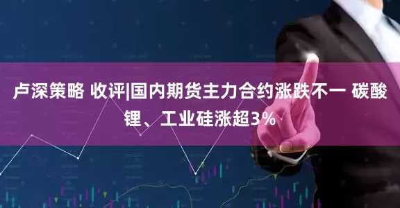 卢深策略 收评|国内期货主力合约涨跌不一 碳酸锂、工业硅涨超3%