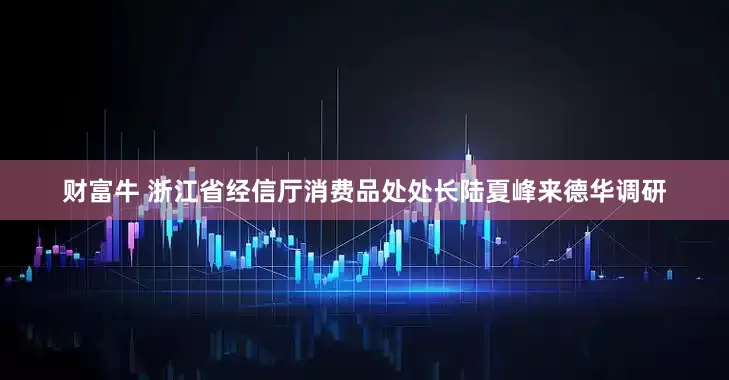 财富牛 浙江省经信厅消费品处处长陆夏峰来德华调研